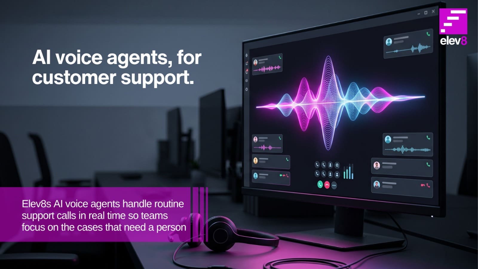 this image highlights the importance of AI voice agents in customer support